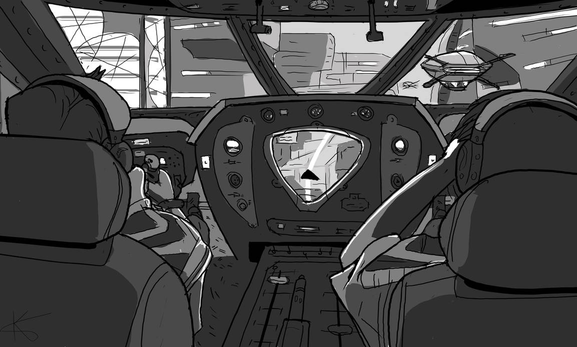 Airship Cockpit by Falshiard on DeviantArt