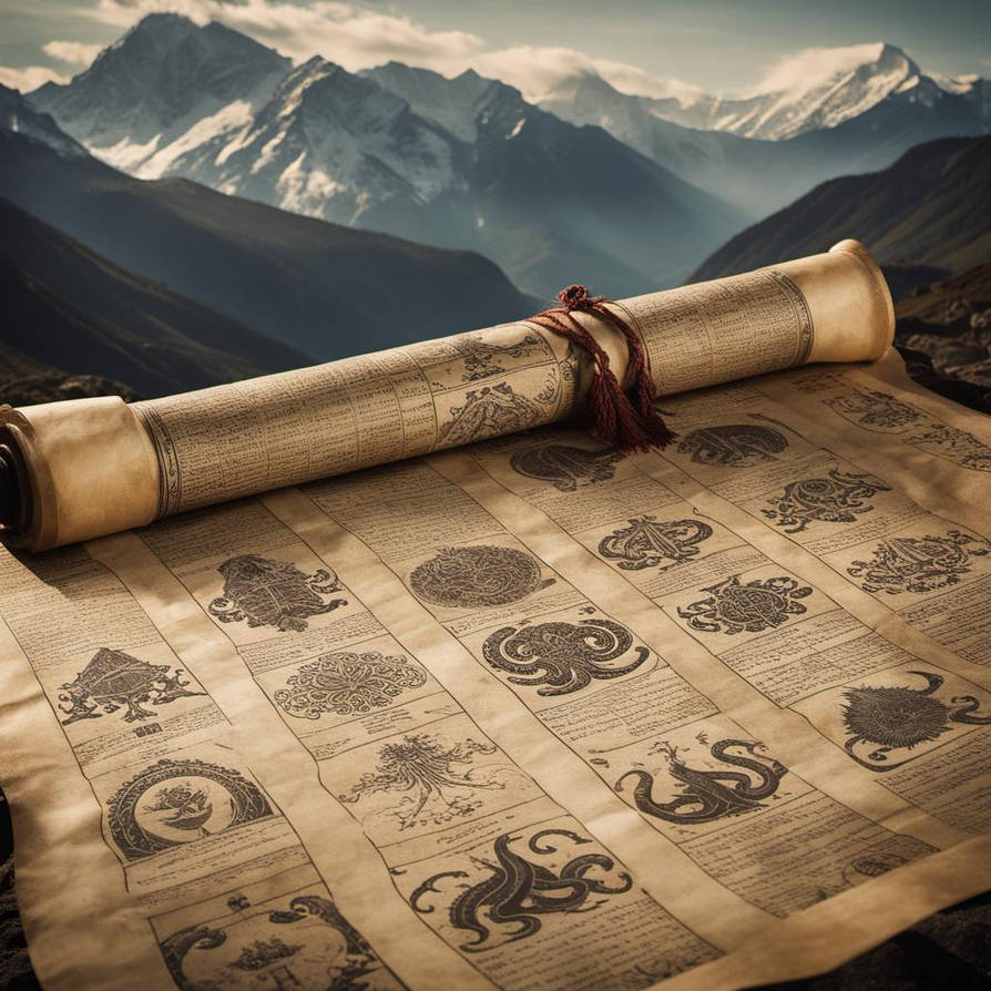 Toledoth Scroll Tibetan scroll 2 by Buddhas-Magic on DeviantArt