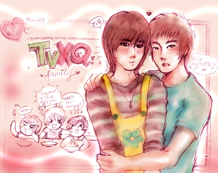 YunJae TVXQ family n_n