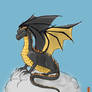 Black and Gold Dragon
