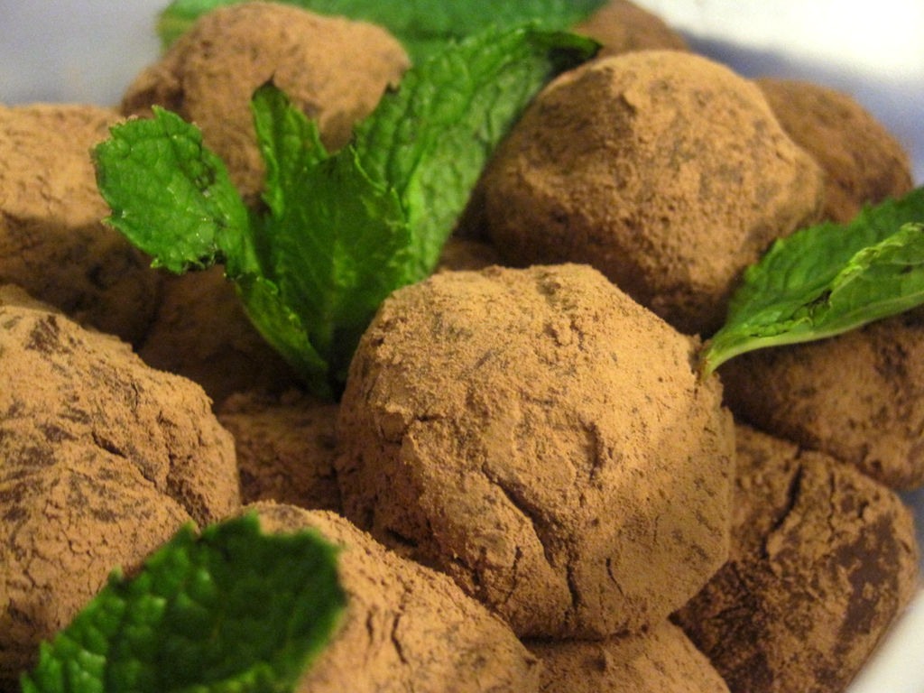 Mint Chocolate Truffles