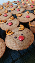 Reindeer speculoos cookies