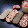 Christmas 2023: shortbreads and lychee panna cotta