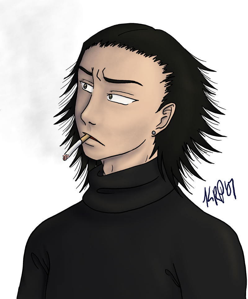 Shikamaru Smoking by KatChan00 on DeviantArt