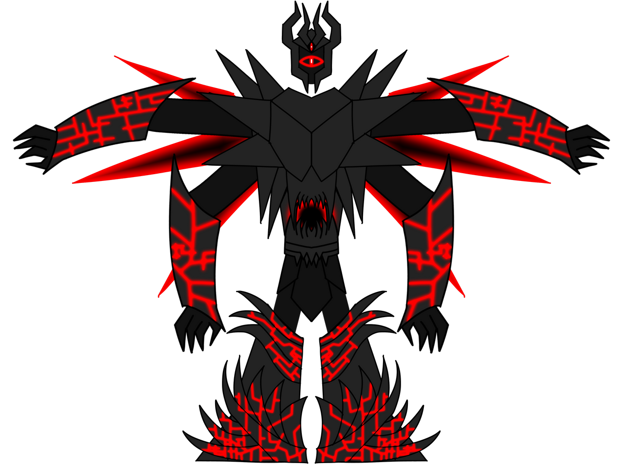 Arch-demon zalgo by SAGAking44 on DeviantArt