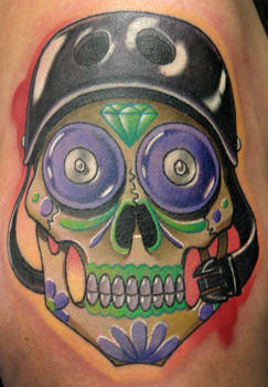 roller derby skull