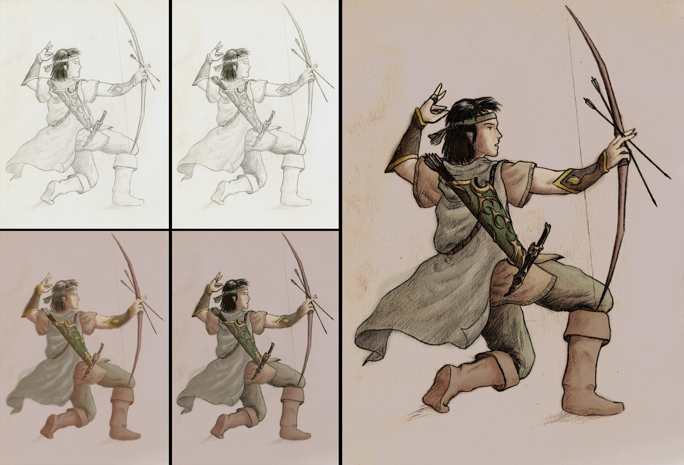 Legolas colored evolution