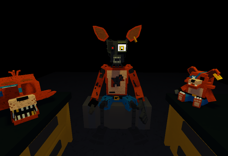 Withered Foxy - FNaF 2 Minecraft Skin