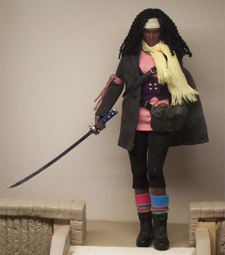 Michonne , The Walking Dead , Custom Doll