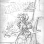 Sky Gal Poster Rough