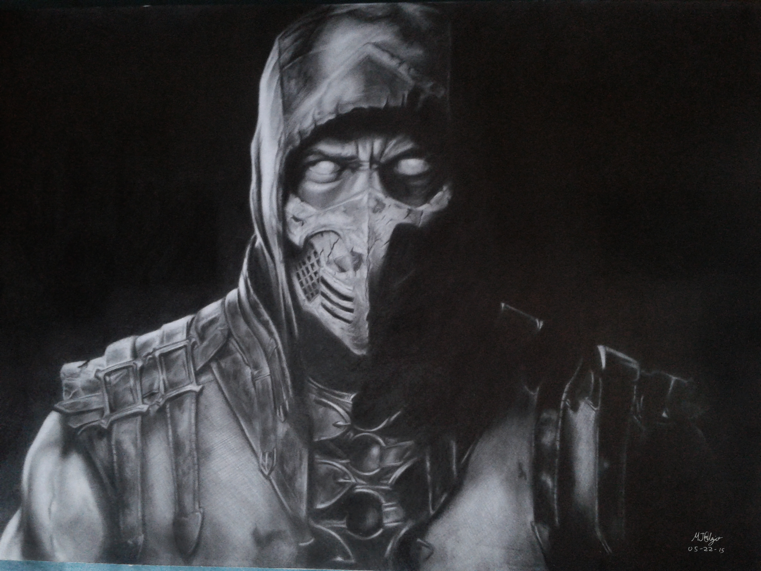 Mortal Kombat X Scorpion Drawing