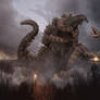 zGodzilla vs Manda color version