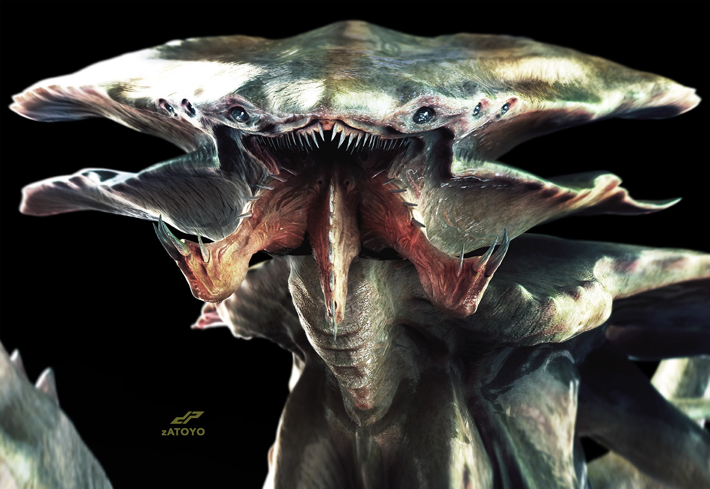 zATOYO head KeyShot render by dopepope
