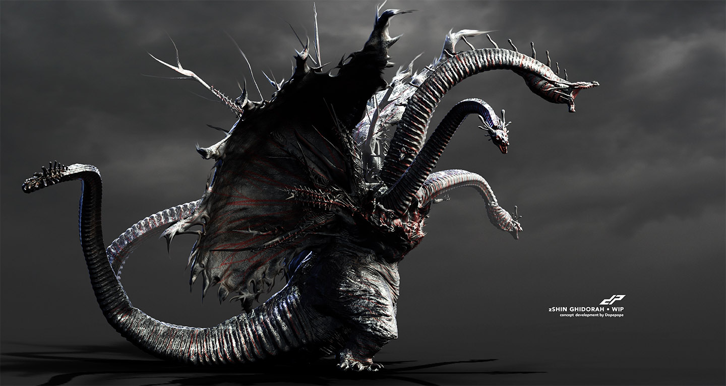 zSHIN GHIDORAH concept development