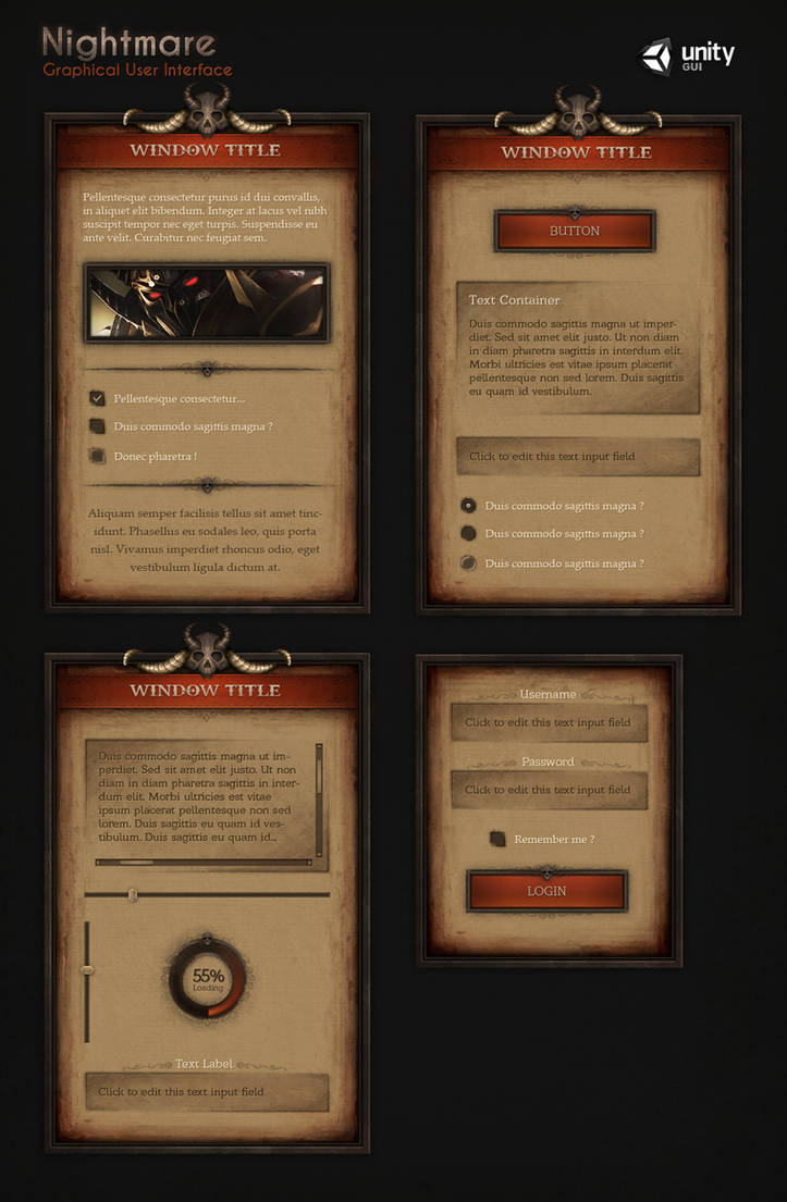 Nightmare UI by Evil-S on DeviantArt
