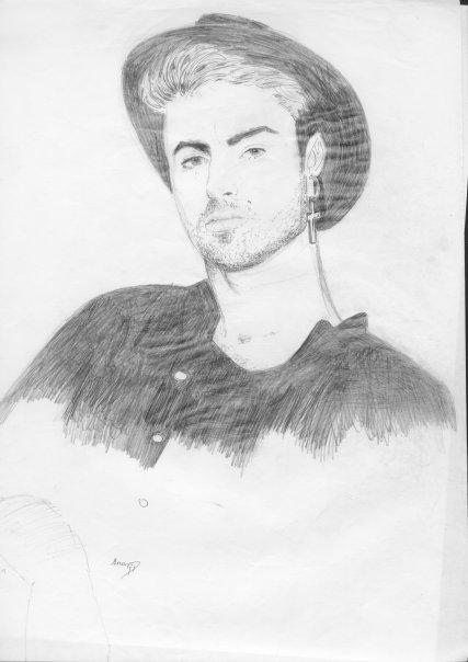 George Michael portrait by cosichka on DeviantArt