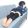 Laying on the Couch