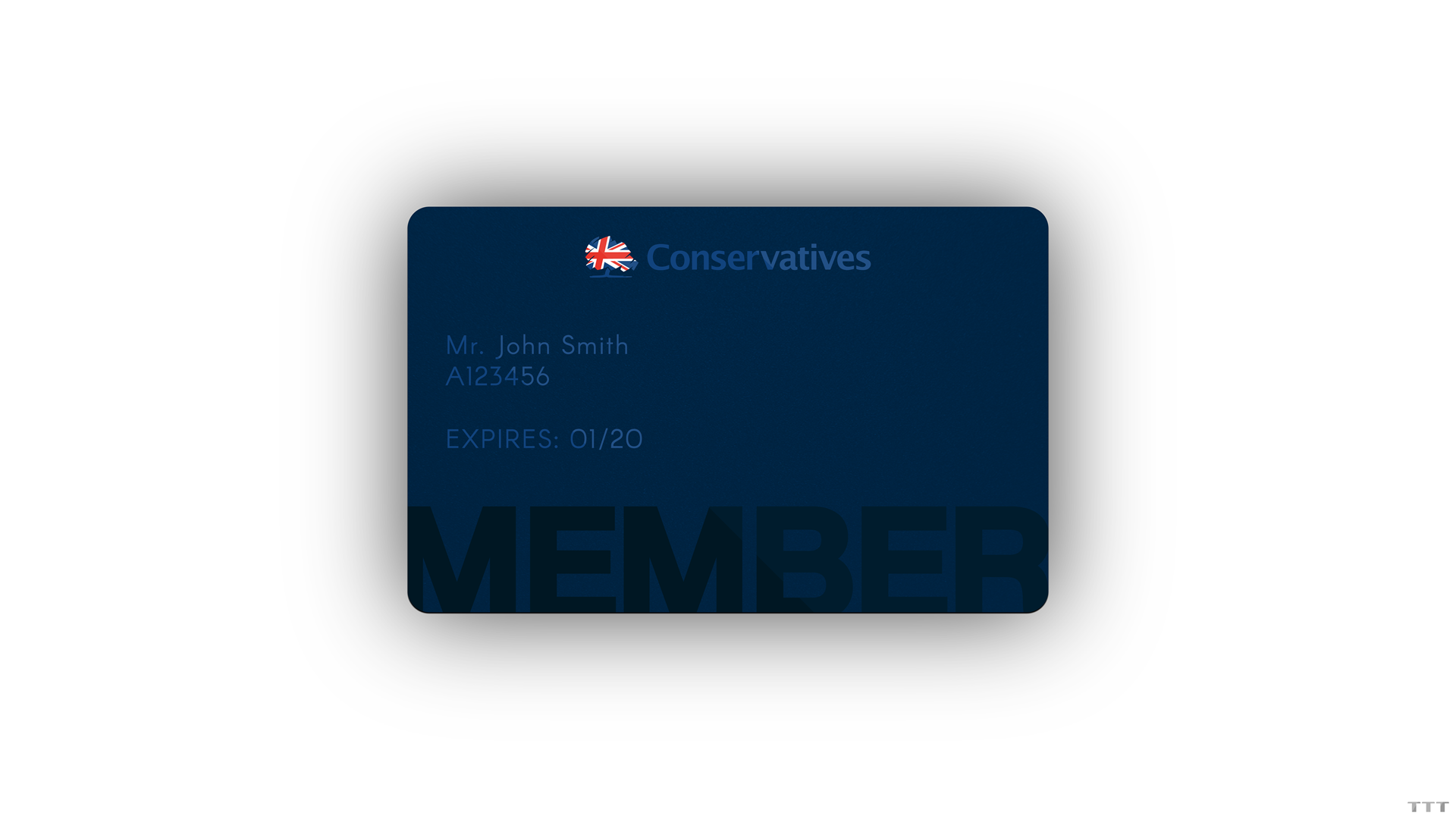 Conservative Party Card Concept