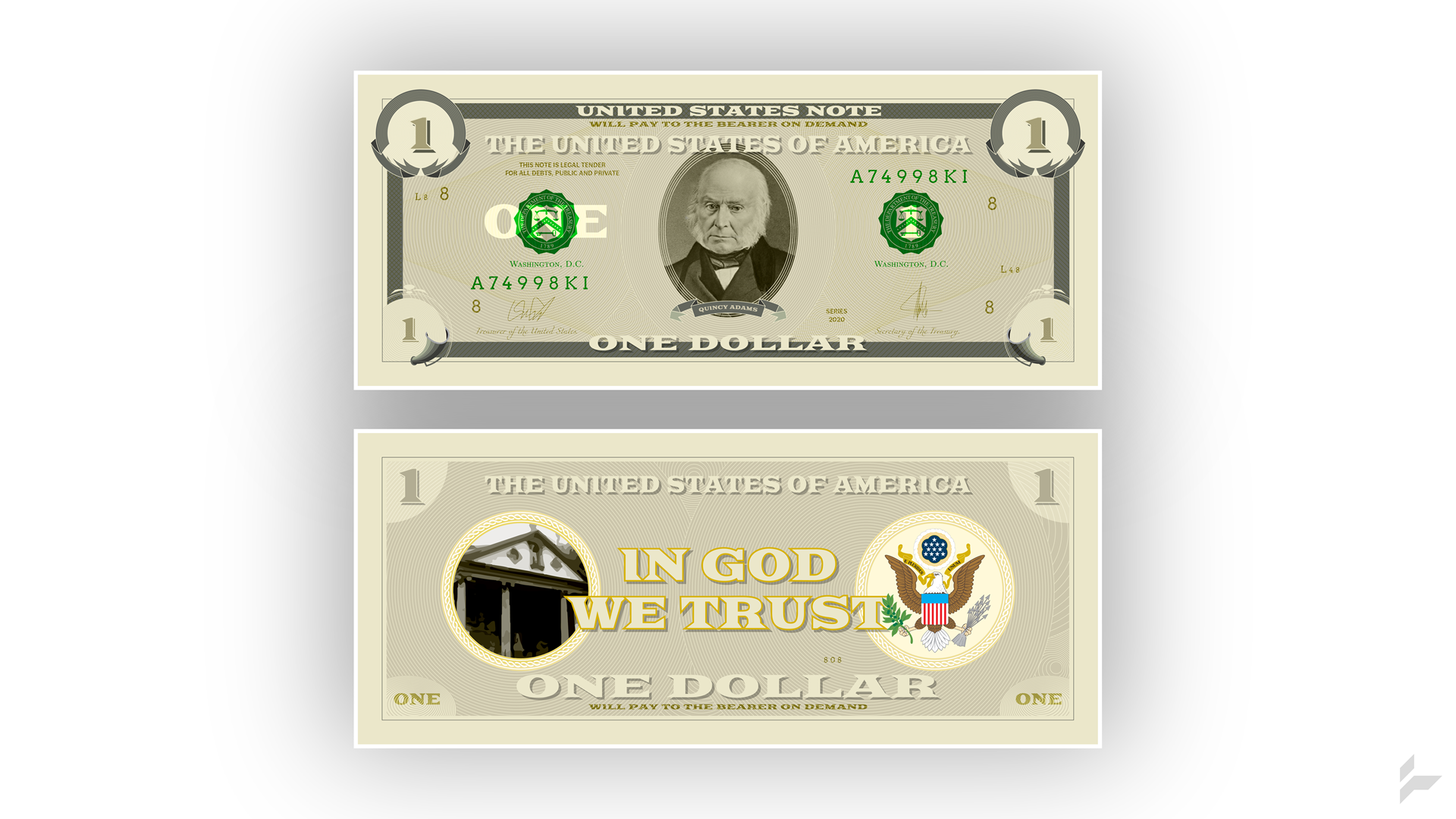 2020 United States Note Concept