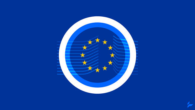 European Commission Flag Concept