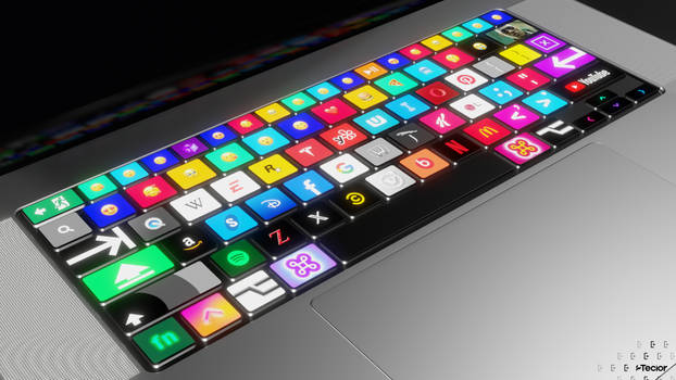 MacBook LED Keyboard Concept