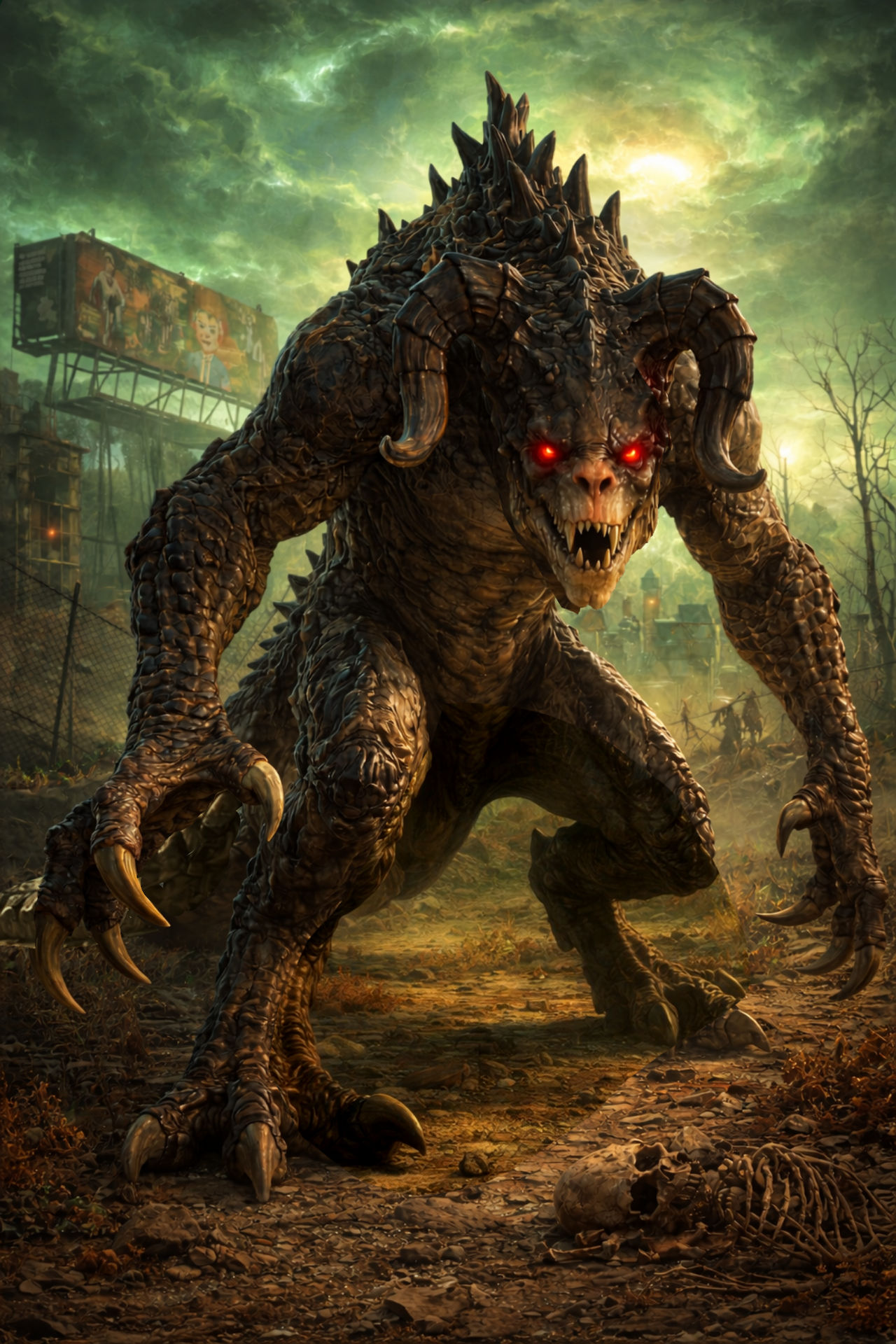 Deathclaw Inflation Deviantart Deathclaw by Charbeanz84 on DeviantArt