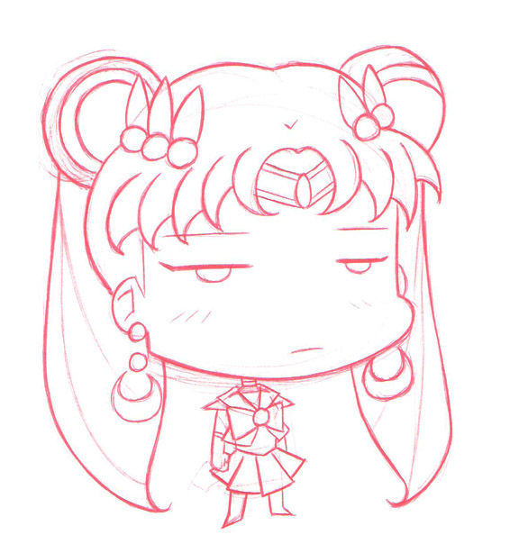 SailorMoon Cranky Chibi