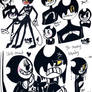 Inky and bendy doodles