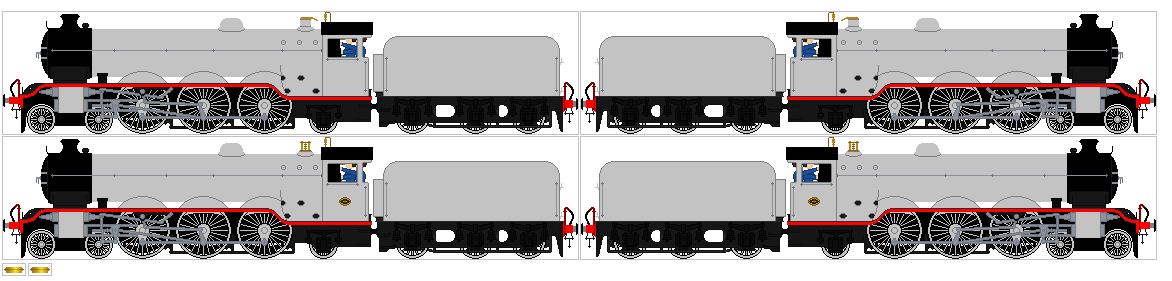 GNR/LNER A2 Base by SteamLocosDays1933 on DeviantArt