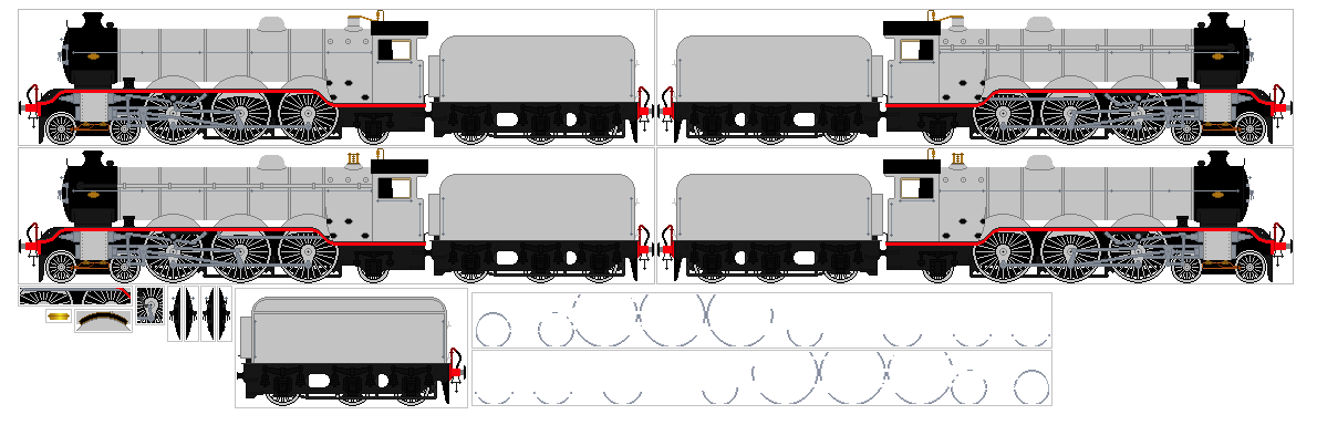 GNR/LNER Gresley A2 Base (V2) by SteamLocosDays1933 on DeviantArt