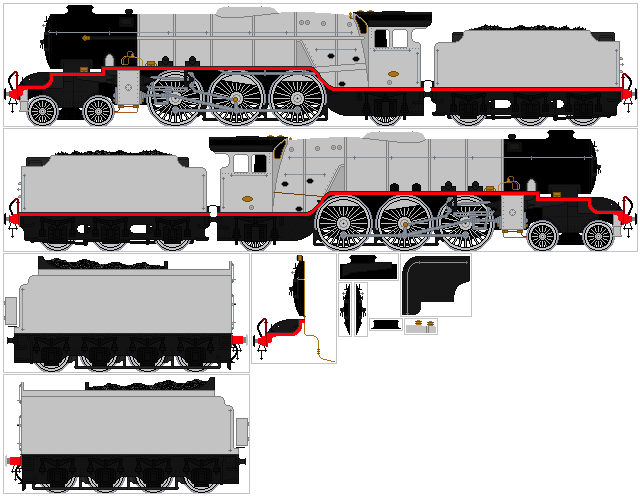 LNER A2/1 Realistic Base by SteamLocosDays1933 on DeviantArt
