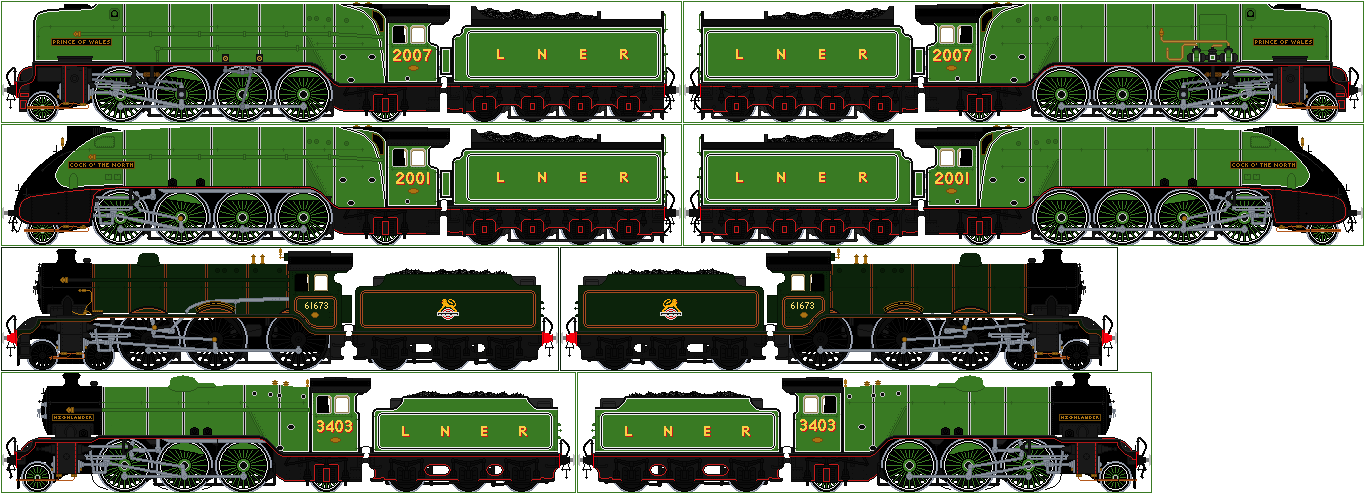 LNER Newbuilds by SteamLocosDays1933 on DeviantArt