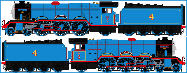 Gordon the Polar Express Engine by SteamLocosDays1933 on DeviantArt