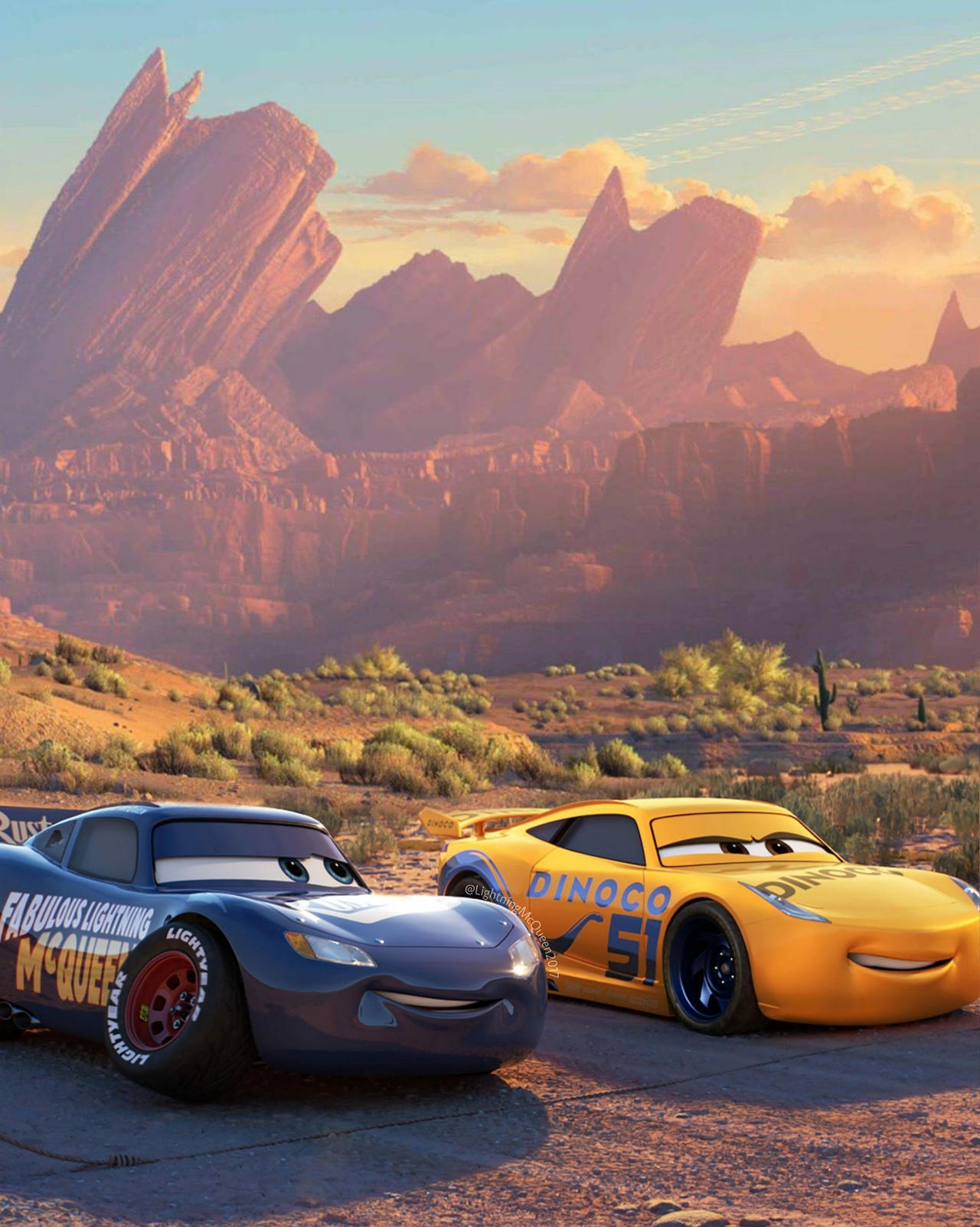 Cars: Dinoco Lightning McQueen by LightningMcQueen2017 on DeviantArt