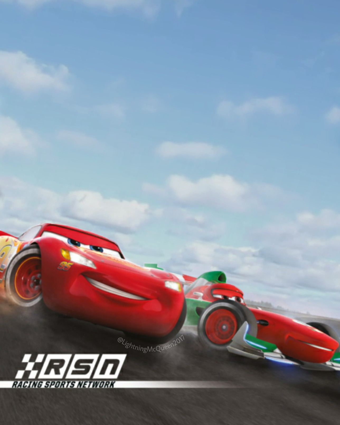 Lightning McQueen and Francesco Bernoulli by LightningMcQueen2017 on  DeviantArt