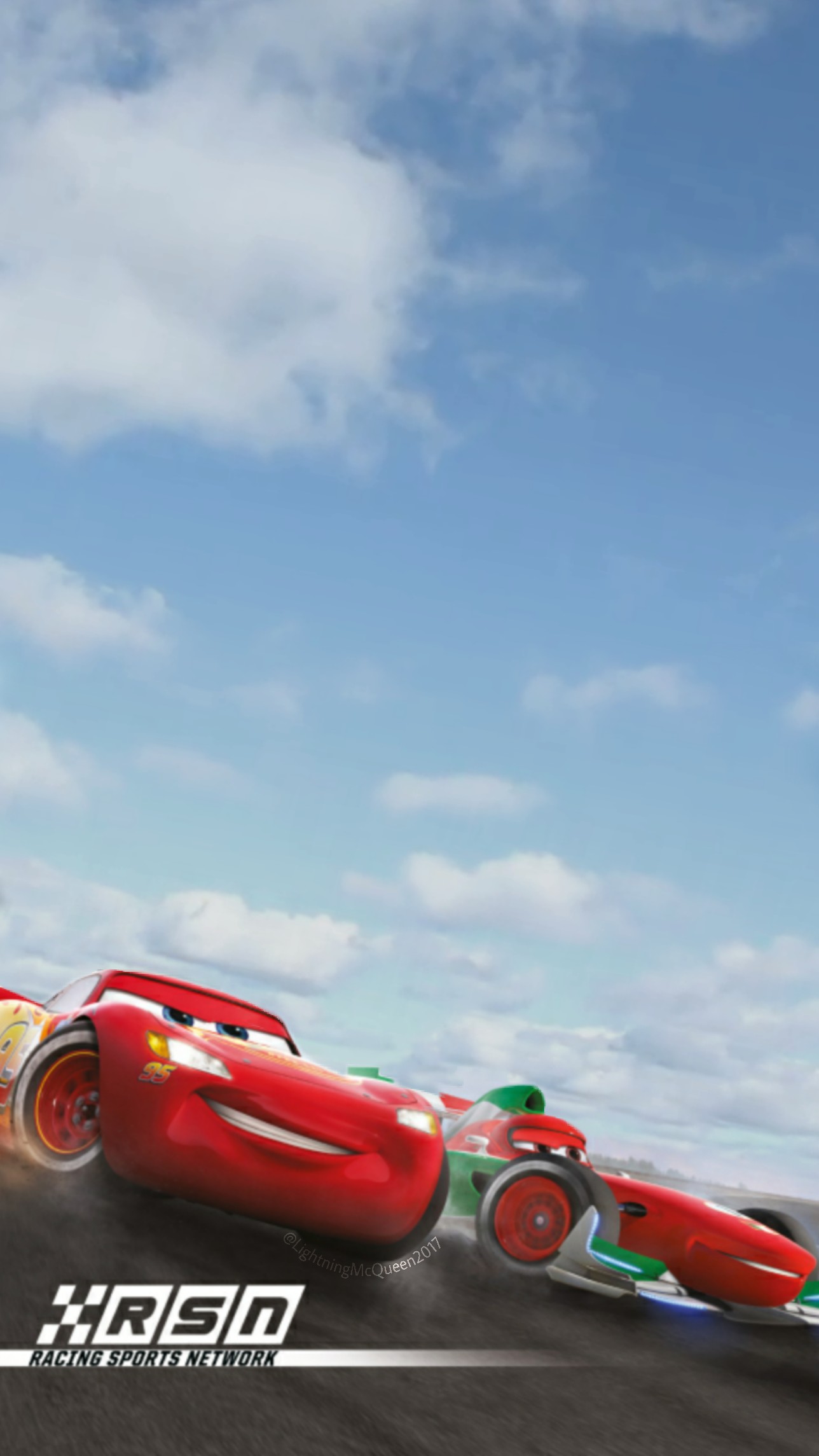 Lightning McQueen and Francesco Bernoulli by LightningMcQueen2017 on