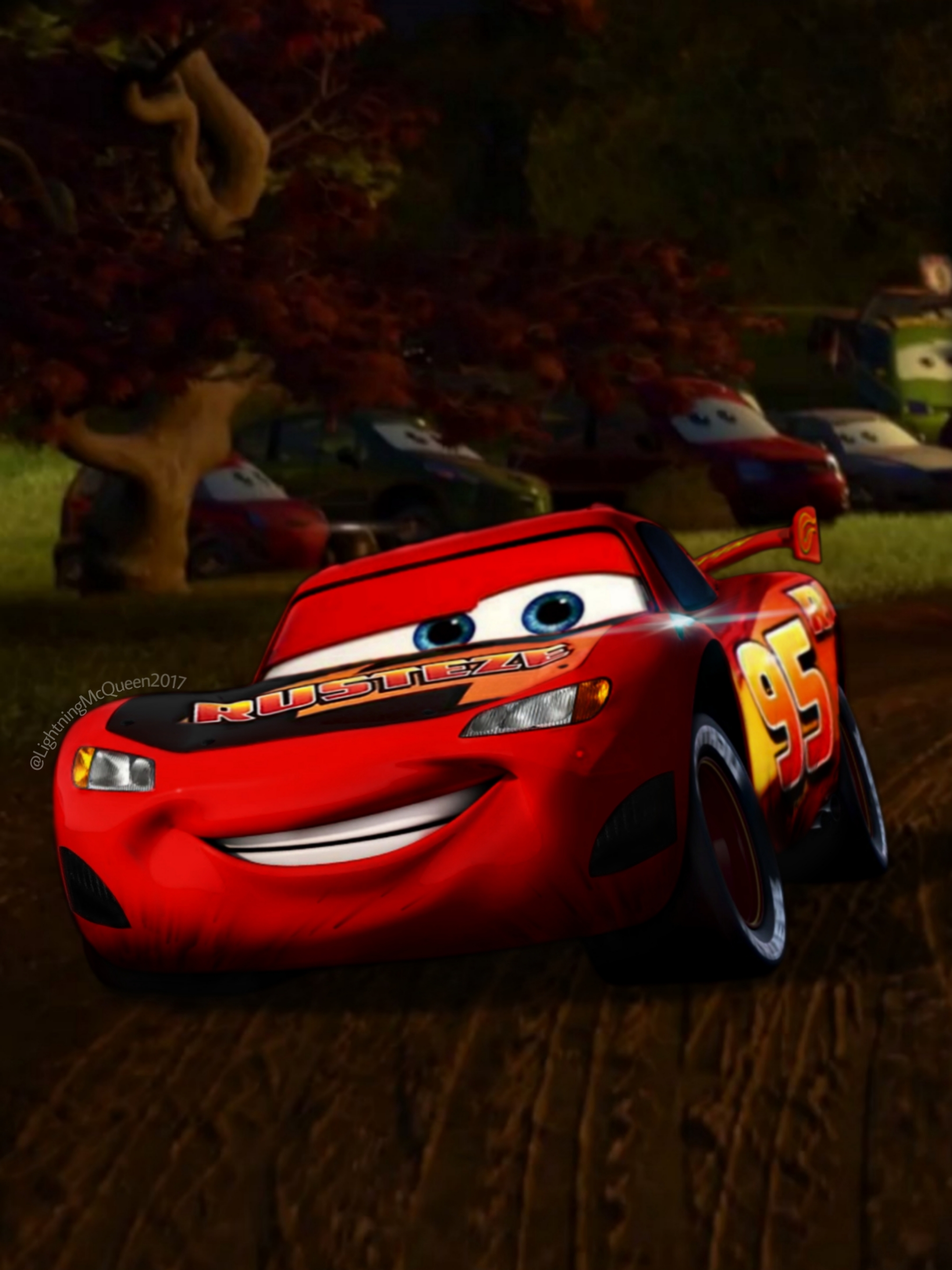 Cars Custom Rust Eze Lightning McQueen Hot Rod by LightningMcQueen2017 ...