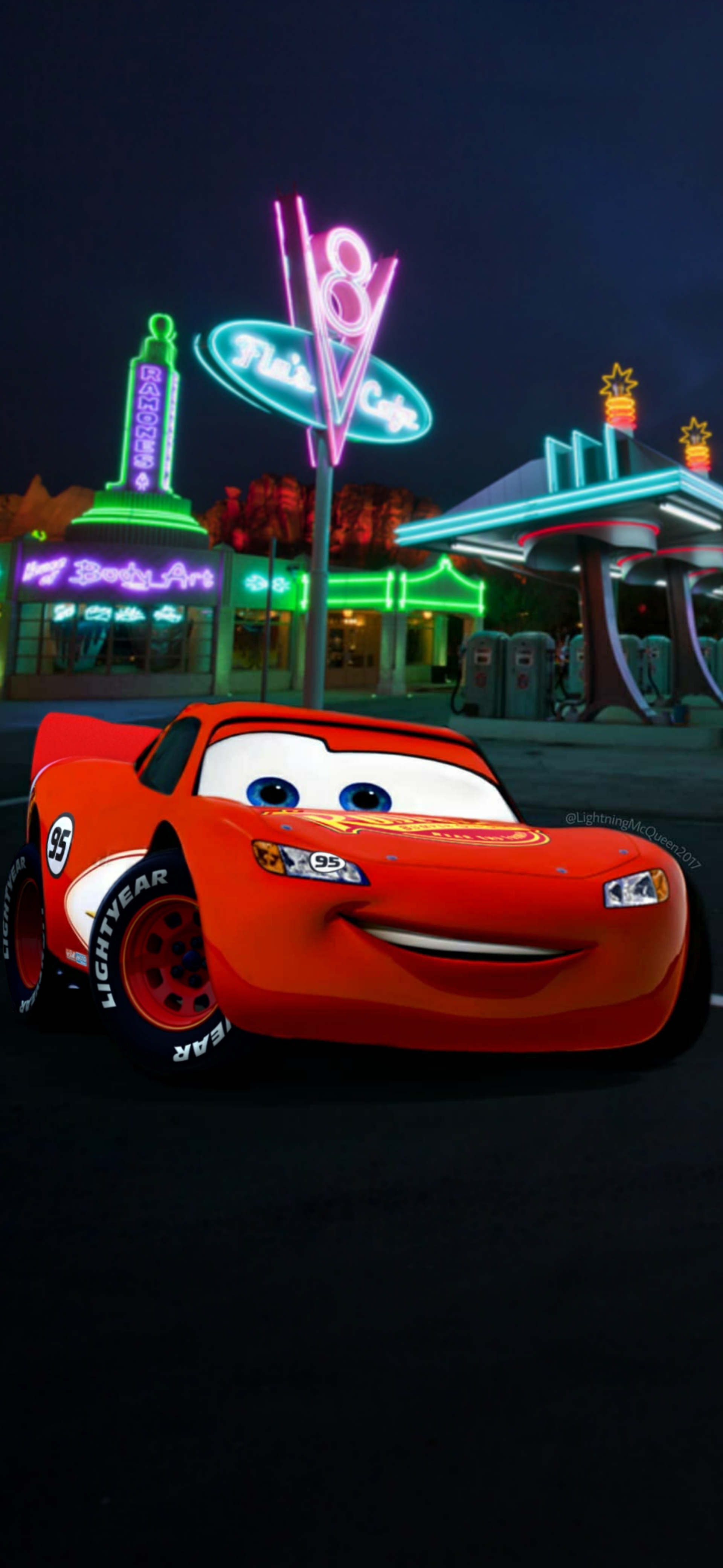 Cars: Dinoco Lightning McQueen by LightningMcQueen2017 on DeviantArt