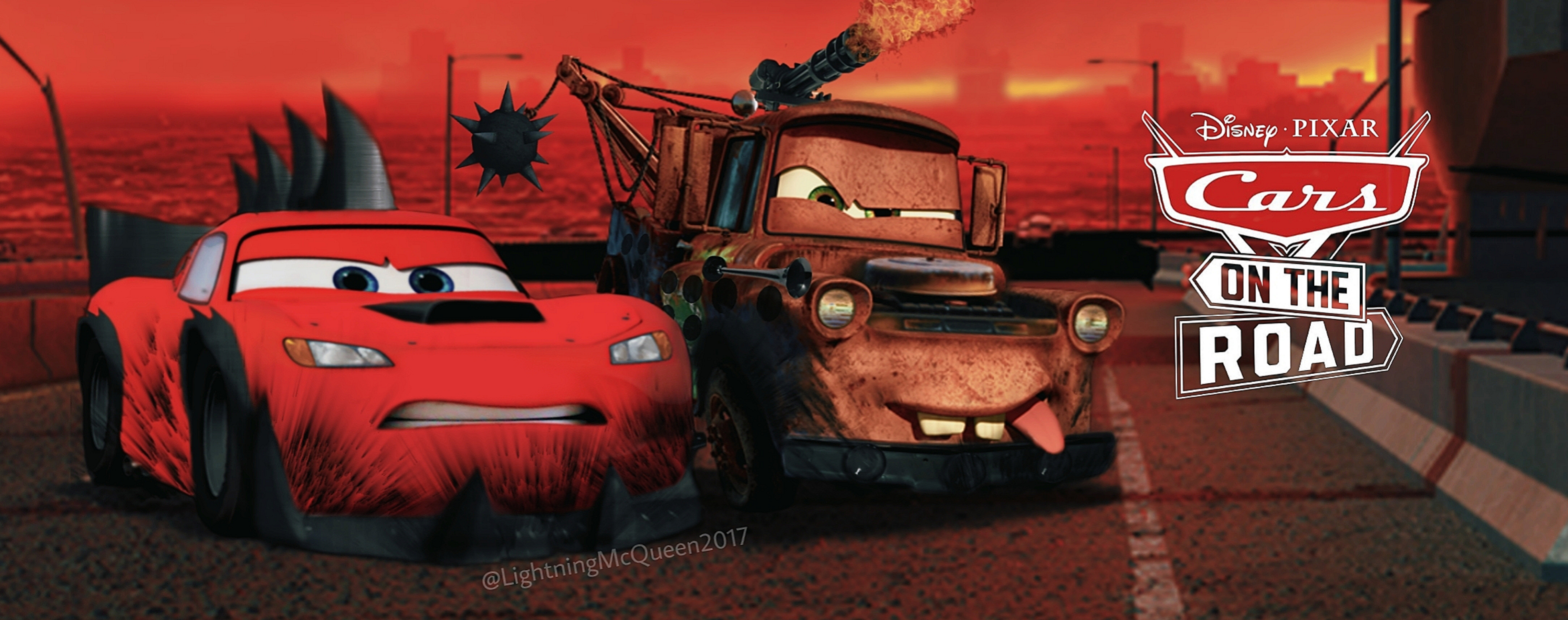 Cars On The Road (Disney Plus Series) Road Warrior by LightningMcQueen2017  on DeviantArt