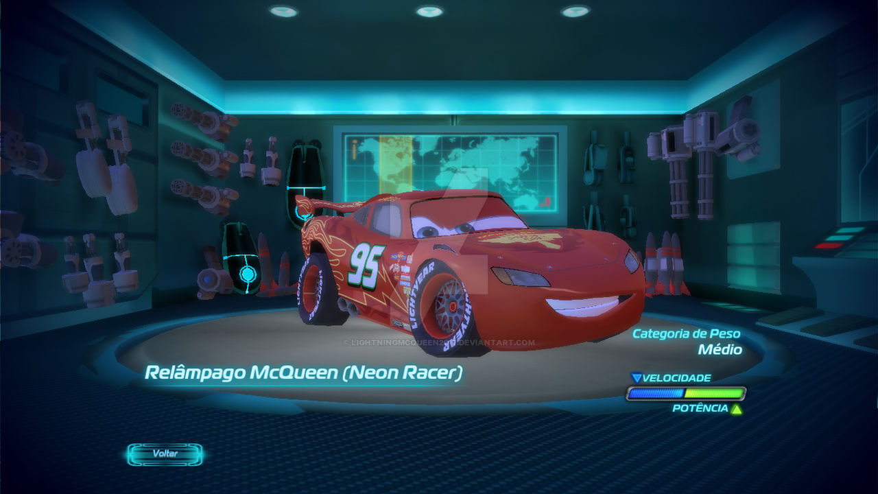 Lightning McQueen Neon Racer on Cars 2 TVG Pc Mod by ...