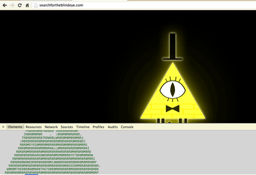 searchfortheblindeye.com 2: Inspect Element