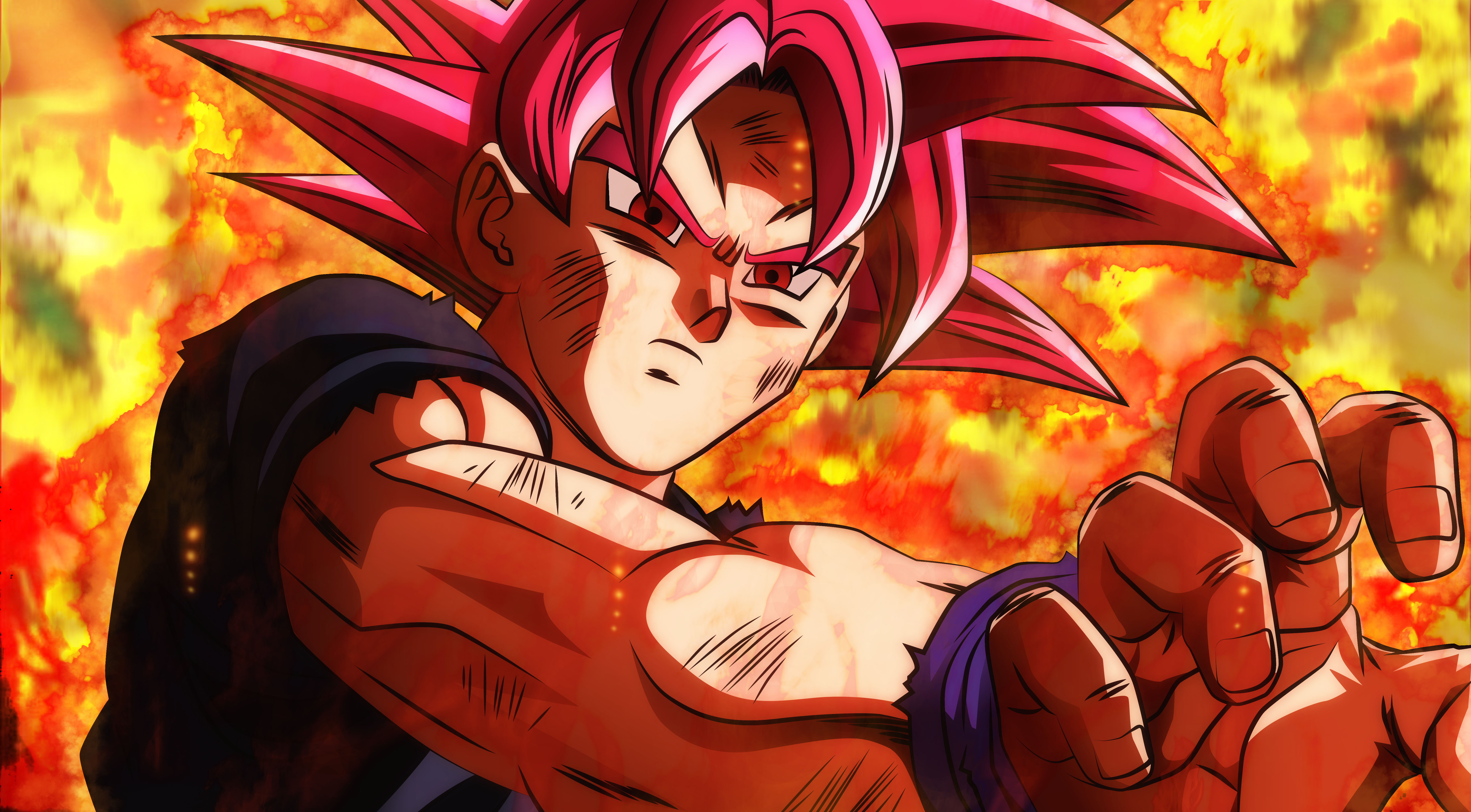 Super Saiyan God Goku by AbsolutelyYOSHAAA on DeviantArt