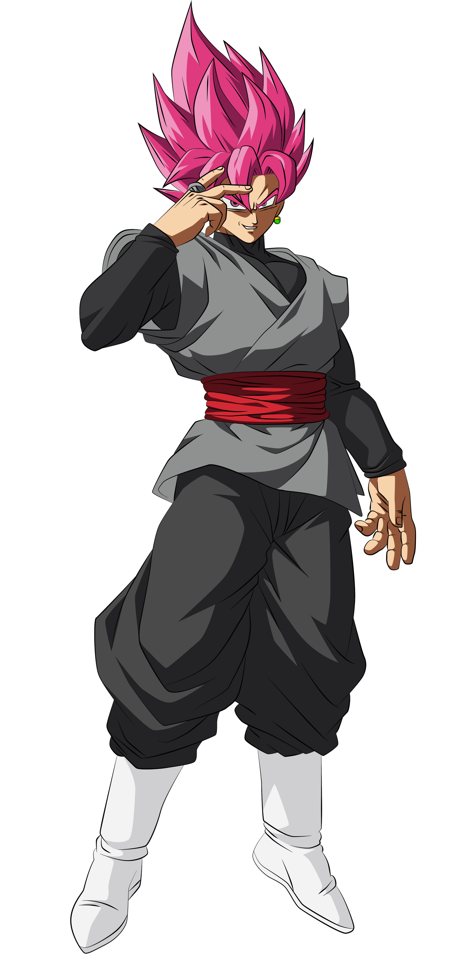 Goku Black Super Saiyan Rose Evolution Render By Mohasetif On Deviantart