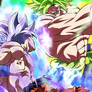 MUI Goku vs LSSJ Broly [DBS movie 2018]