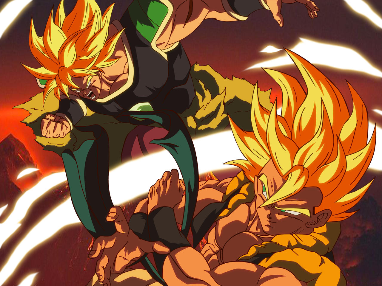 Gogeta vs Broly by MohaSetif on DeviantArt