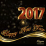 Happy New Year 2017 Greeting Card  (Animated)