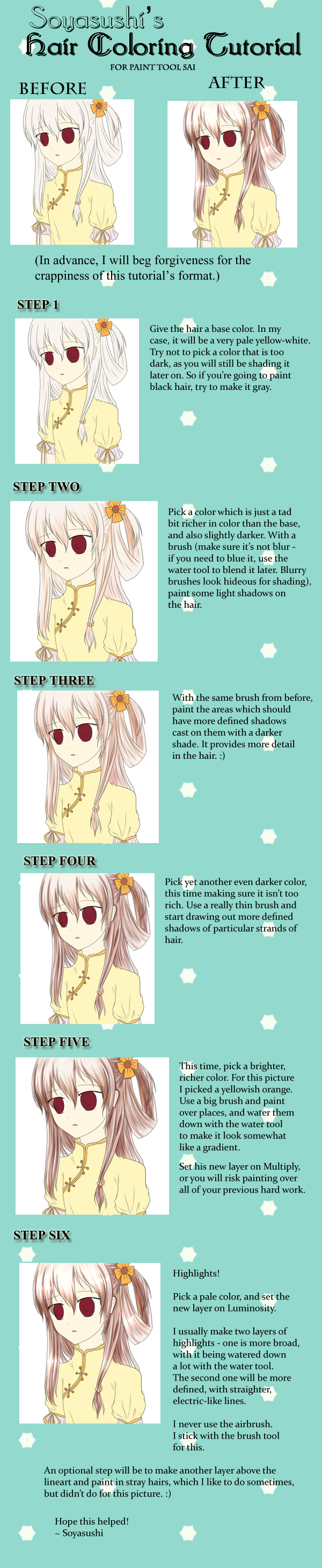 Hair Coloring Tutorial