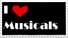 Musicals stamp