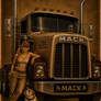 Mack truck power and endurance poster