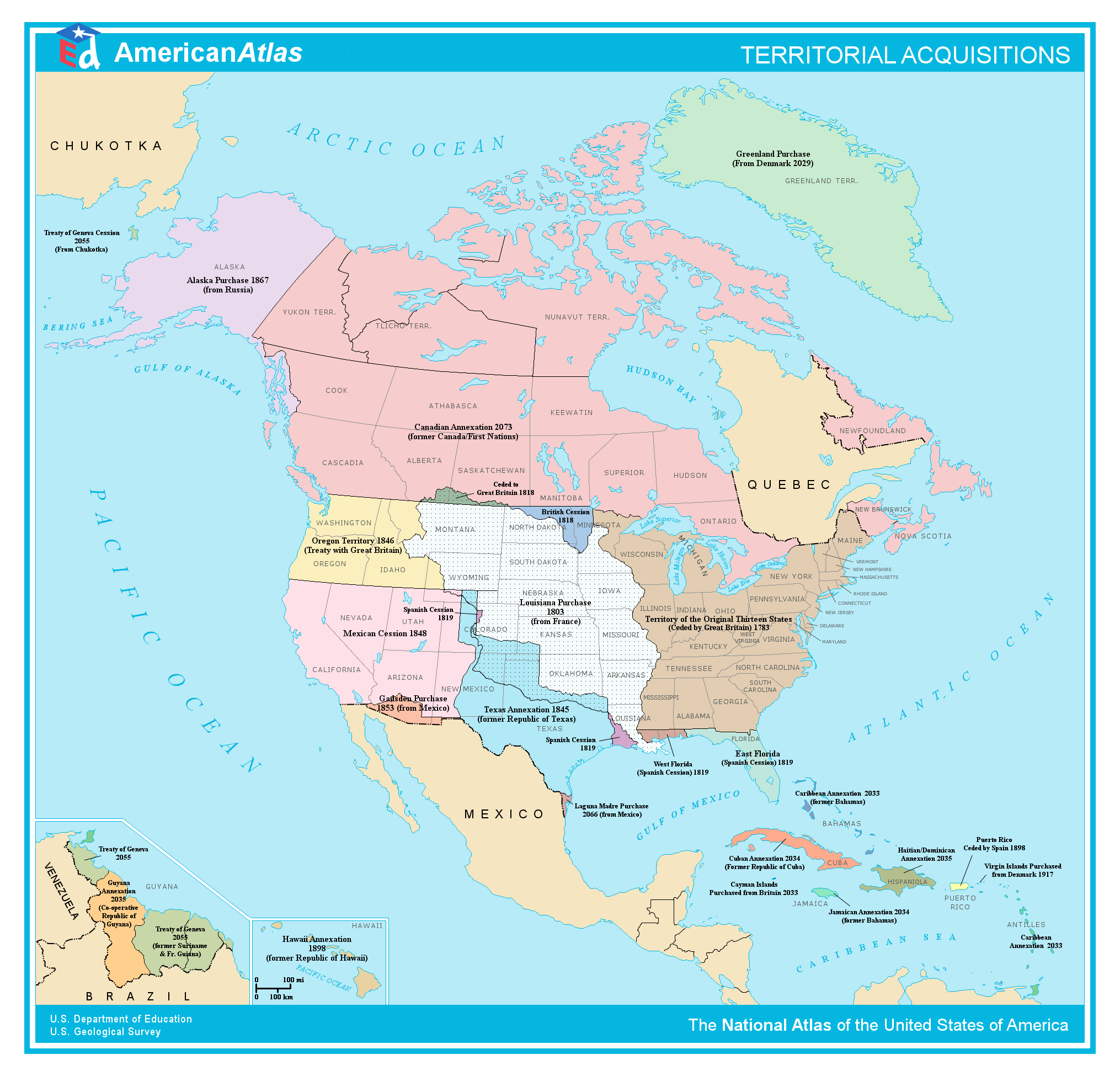 2080: US Territorial Acquisitions in the Americas